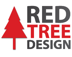 red tree design